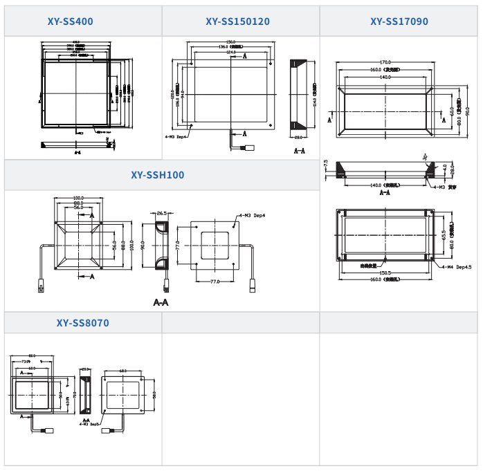 方形無影光源XY-SS系列